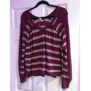 Free People long sleeve sweater top